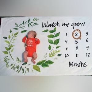 NWT 💥 Milestone Watch Me Grow Baby Blanket